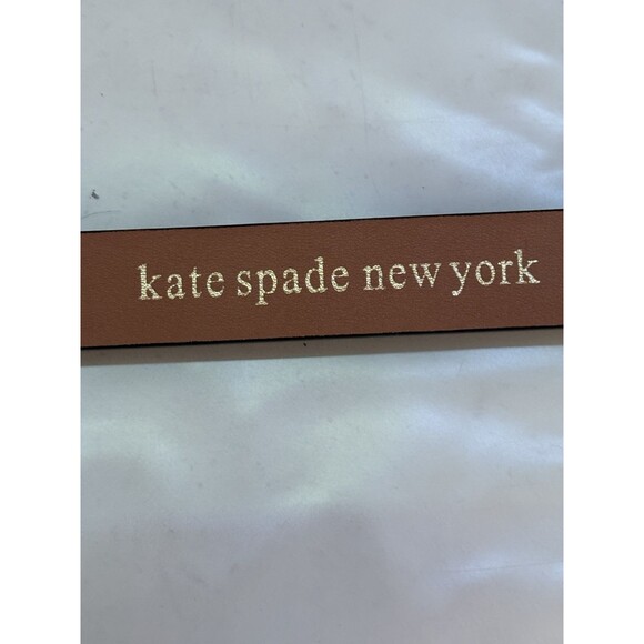 Kate Spade Embellished Clover Leather Belt L Black Retail $68 - Picture 3 of 7